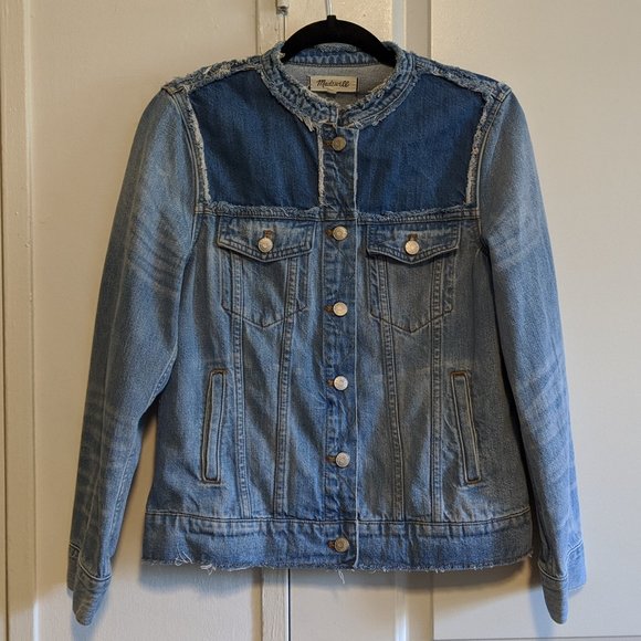 Madewell Distressed Denim Jacket - Picture 3 of 10